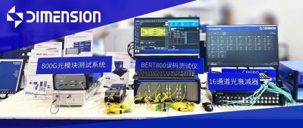 正式官宣！维度科技BERT800G误码仪系列亮相深圳光博会，越测试 越可能！