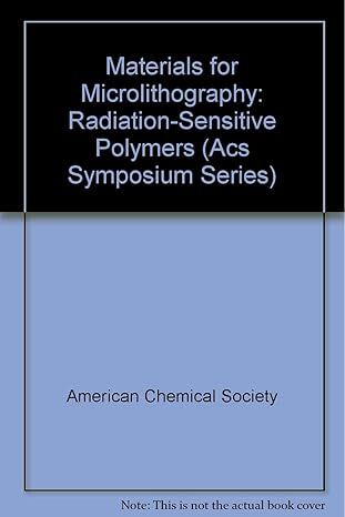 微光刻材料：辐射敏感聚合物（ACS研讨会系列） Materials for Microlithography: Radiation-Sensitive Polymers (ACS Symposium Series)