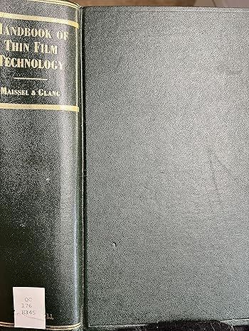 薄膜技术手册 Handbook of Thin Film Technology