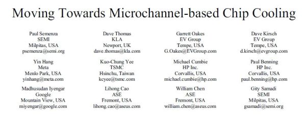 Moving Towards Microchannel-Based Chip Cooling（迈向基于微通道的芯片冷却）