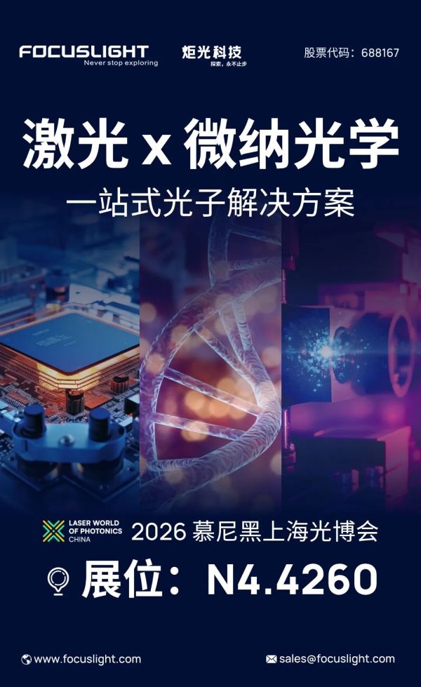 展会预告 | 炬光科技将参展2026年慕尼黑上海光博会