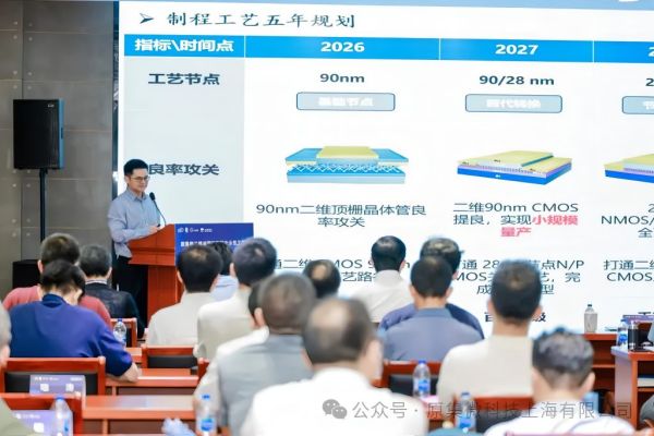 中国原集微计划2029年在不使用EUV的情况下实现等效5纳米芯片，二维半导体中试线正式启用